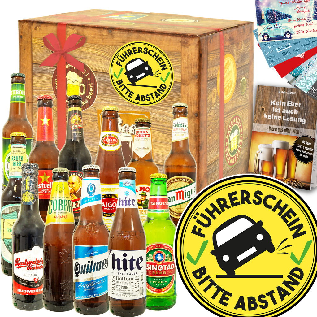 Führerschein bestanden – Bitte Abstand | 12 Länder Biere aus aller Welt | Bierverkostung