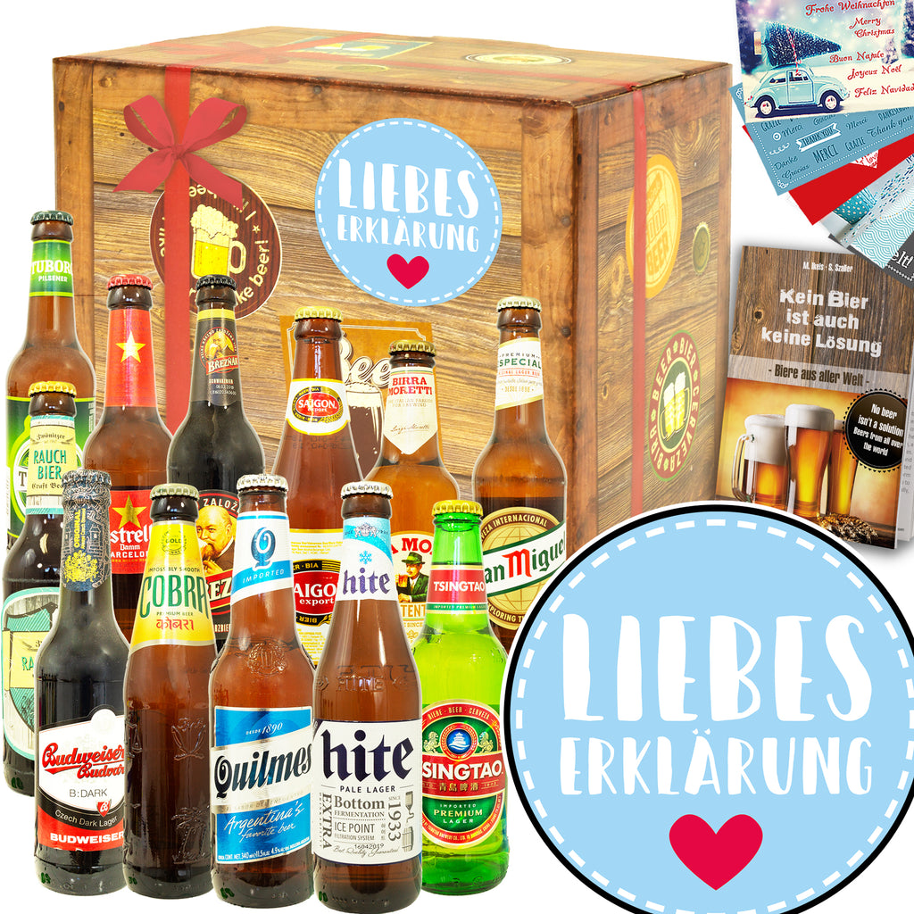 Liebeserklärung | 12 Länder Bier Weltreise | Präsent