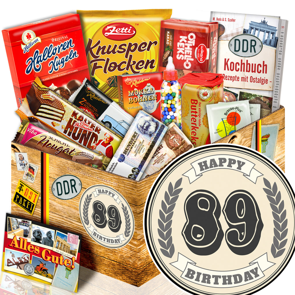 89 Zahl - Süßigkeiten Set DDR L