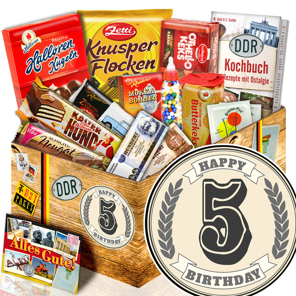 5 Zahl - Süßigkeiten Set DDR L