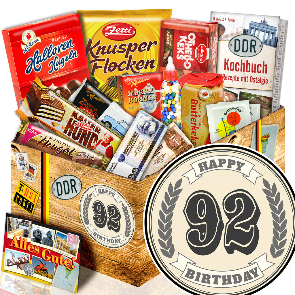 92 Zahl - Süßigkeiten Set DDR L