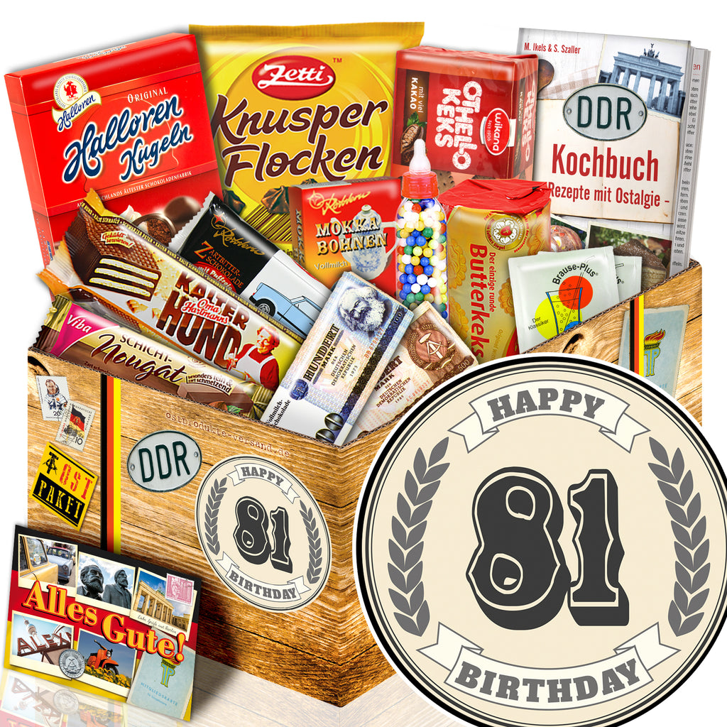 81 Zahl - Süßigkeiten Set DDR L