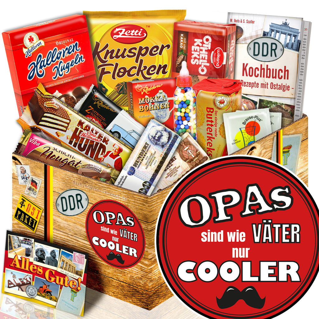 Opas sind wie Väter nur cooler - Süßigkeiten Set DDR L