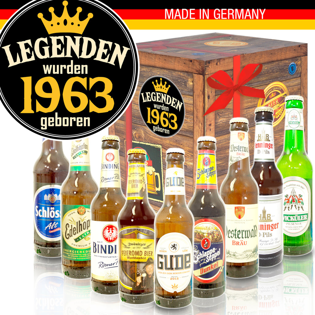 Legenden 1963 | 9x Bier Deutsche Biere | Probierpaket