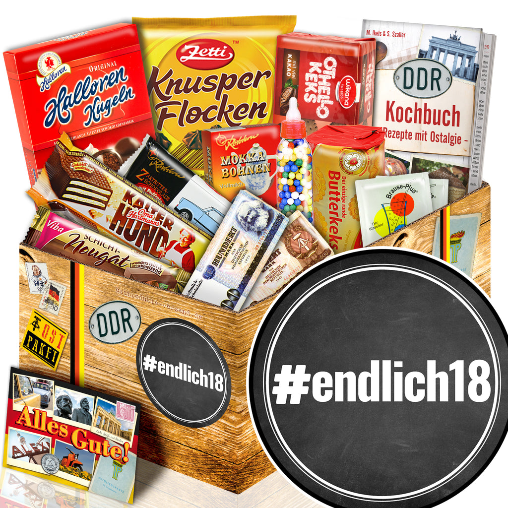 #endlich18 - Süßigkeiten Set DDR L