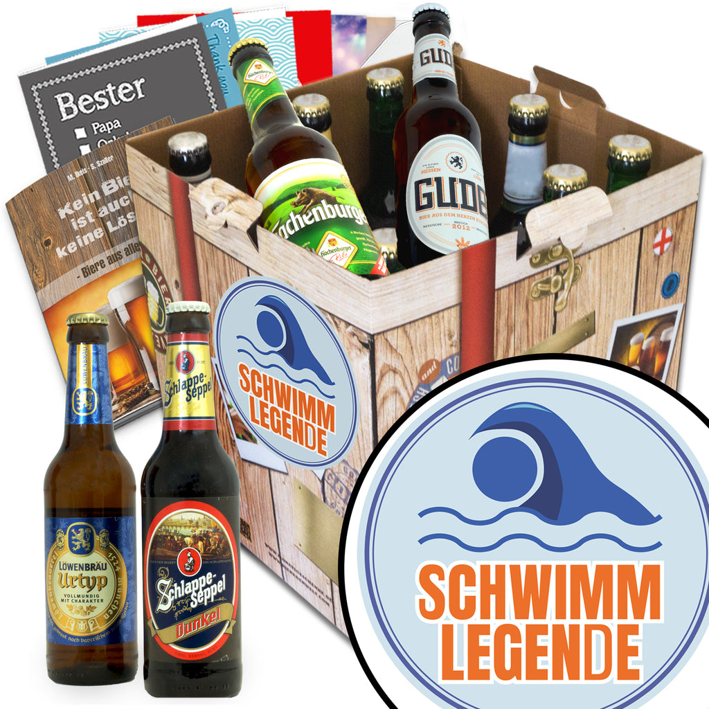 Schwimmenlegende | 9x Bier Deutschlandreise | Biergeschenk