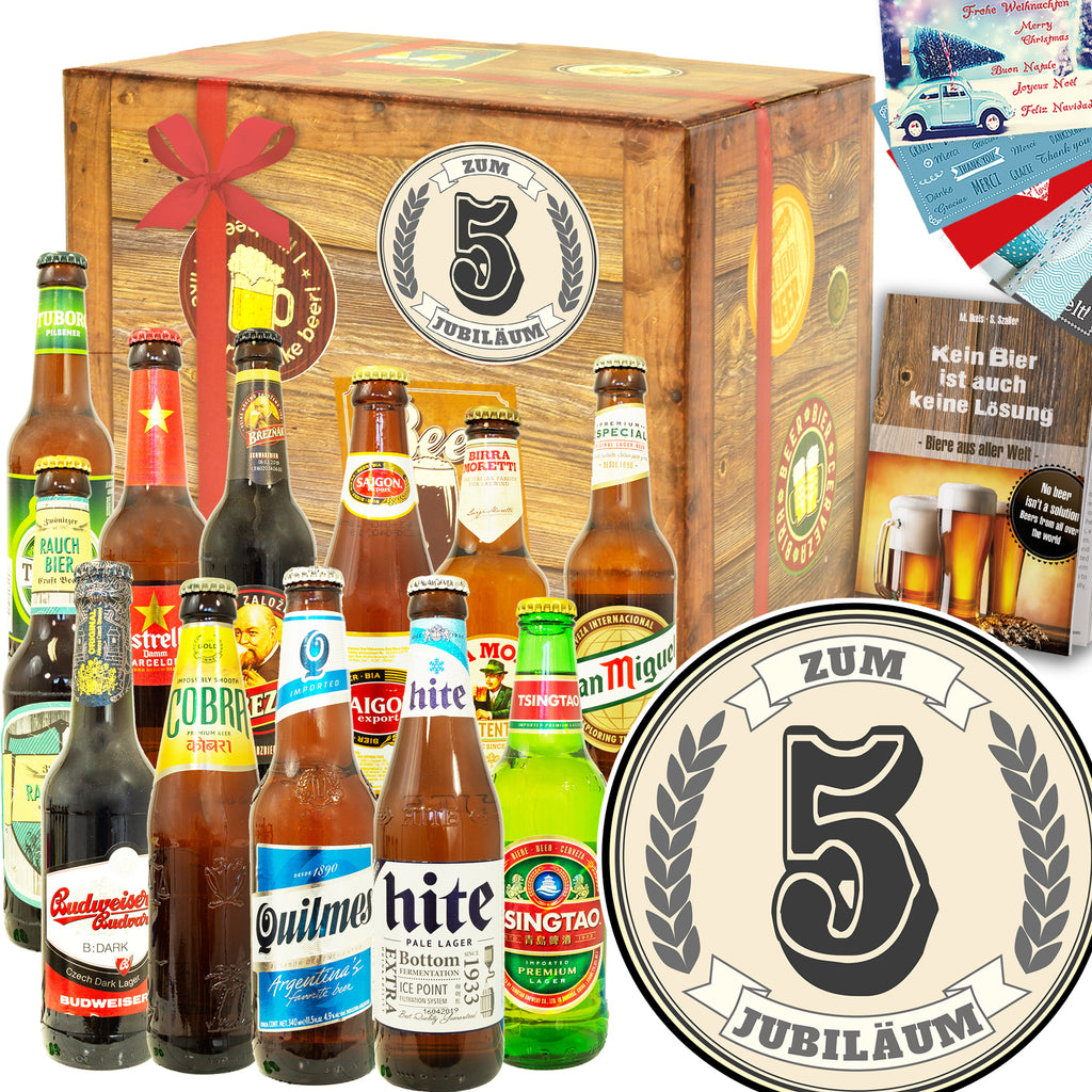 Zum 5. Jubiläum | 12 Biersorten Bierweltreise | Bierverkostung