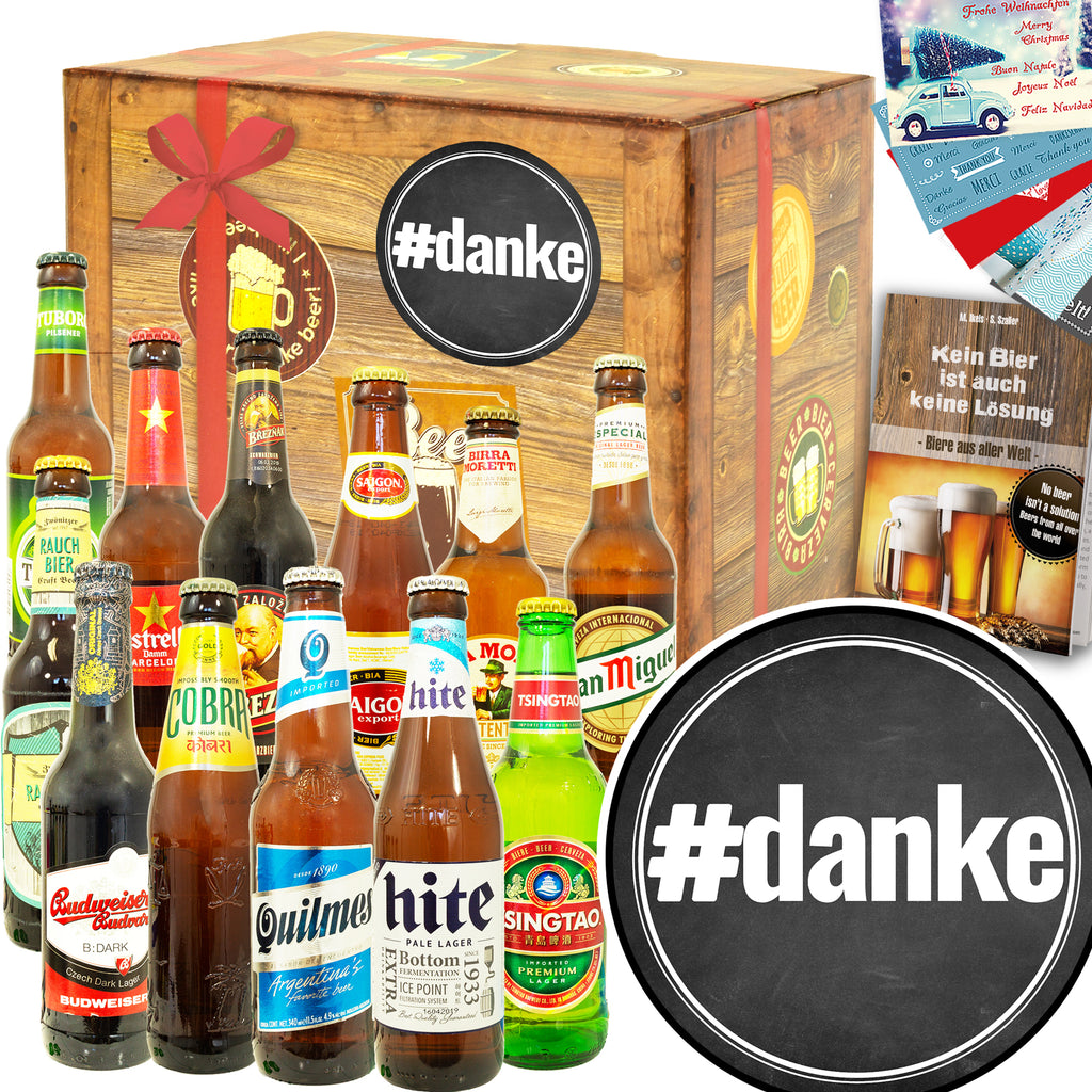 #danke | 12 Biersorten Bier International | Probierpaket