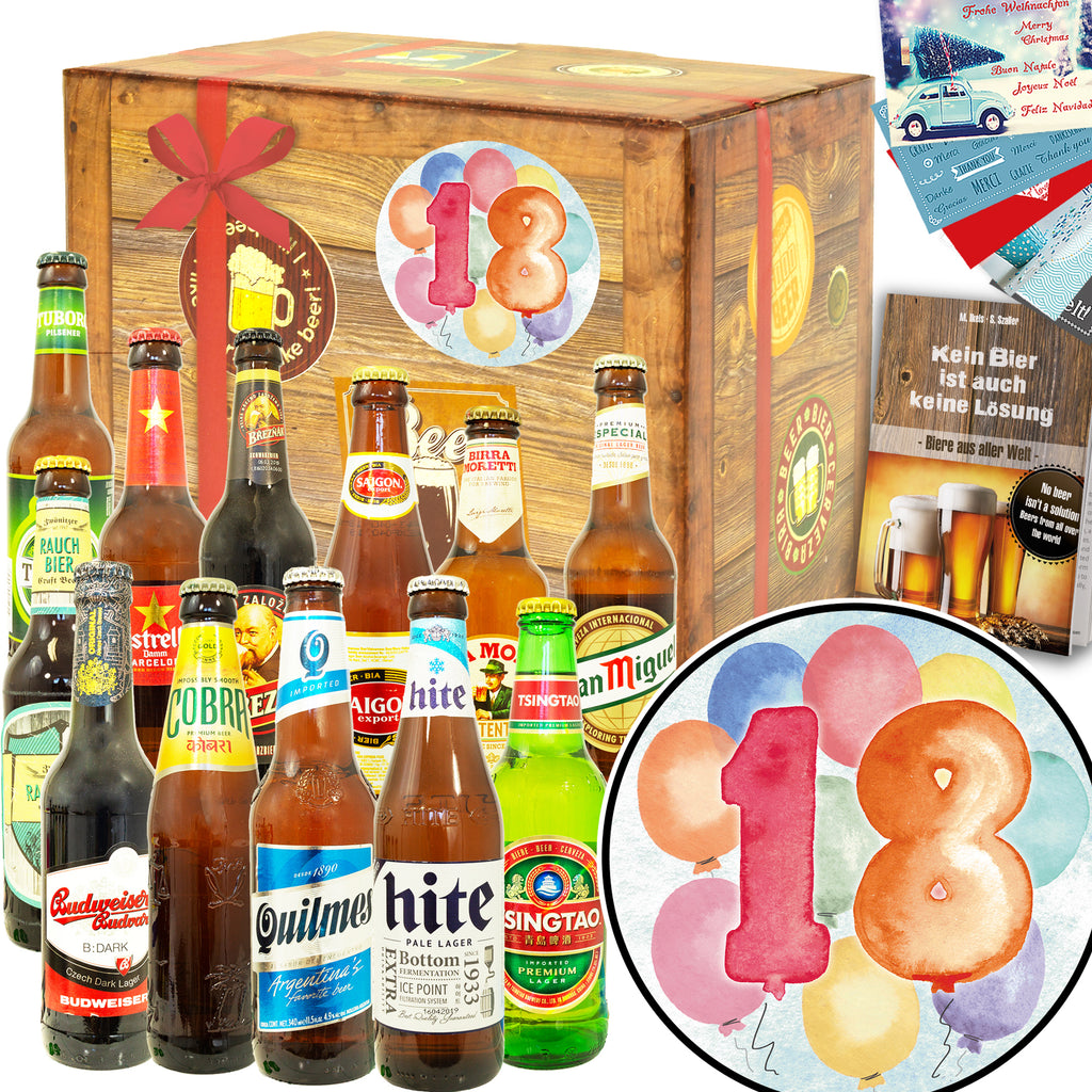 Jubiläum 18 | 12 Flaschen Biere der Welt | Biertasting