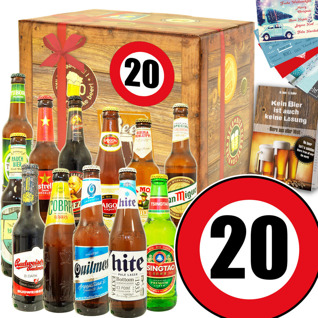 Zahl 20 | 12 Länder Biere der Welt Exoten | Bierverkostung