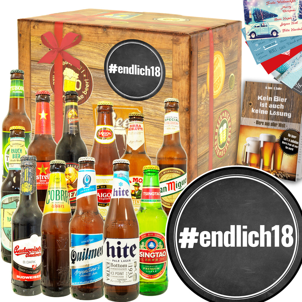 #endlich18 | 12x Biere der Welt | Bierset