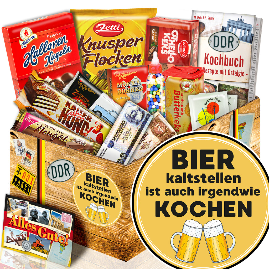 Bier kalt stellen ist auch irgendwie kochen - DDR SÜSSIGKEITEN - monatsgeschenke.de