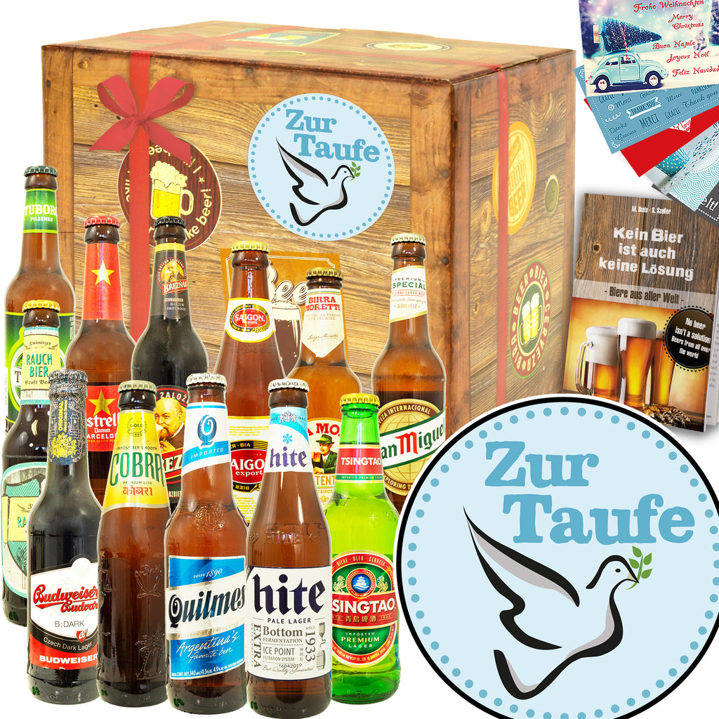 Zur Taufe | 12 Biersorten Bier Weltreise | Probierpaket