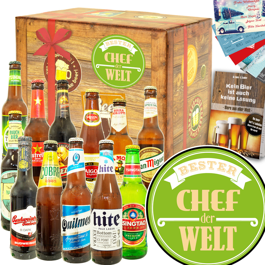 Bester Chef | 12 Spezialitäten Bierweltreise | Geschenkpaket