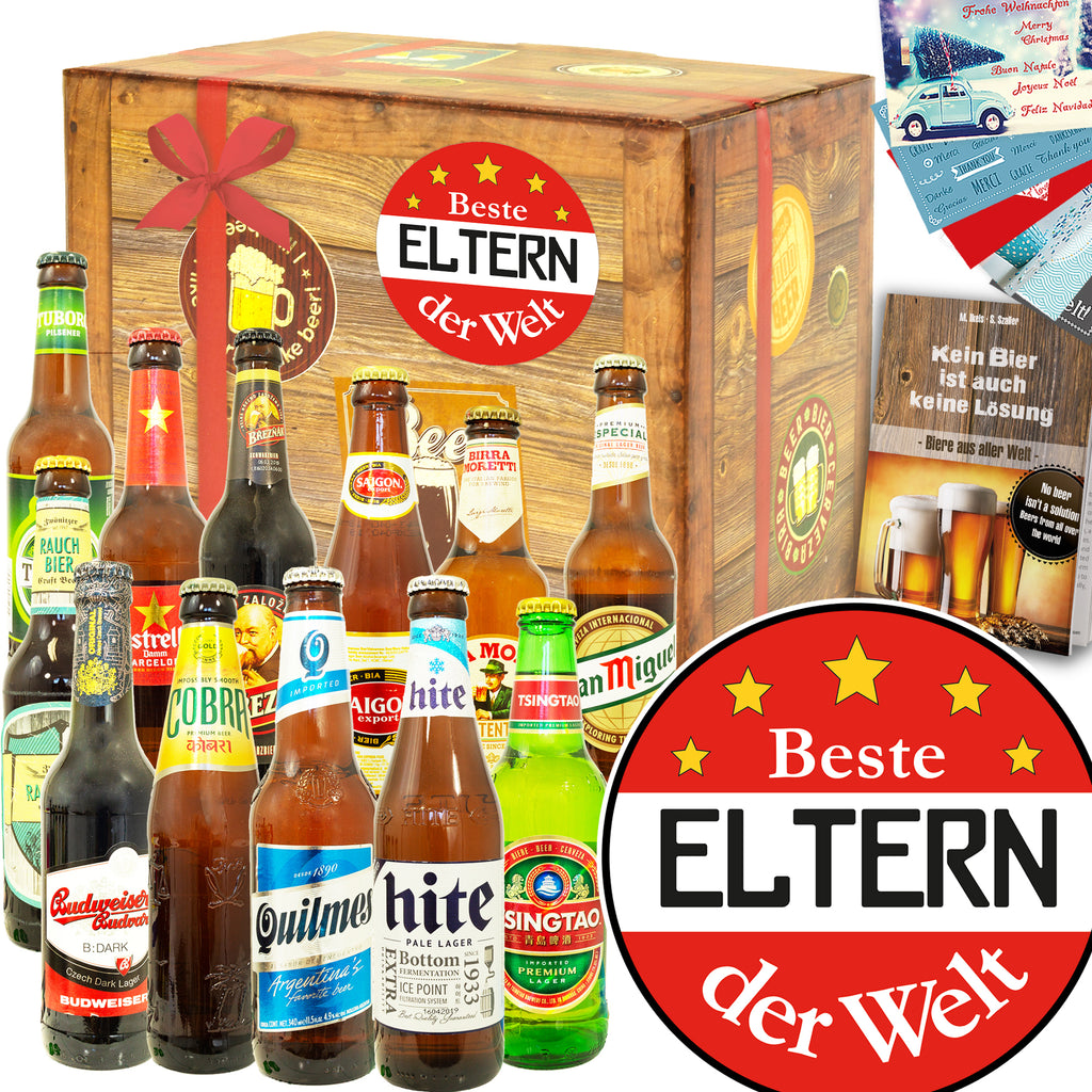 Beste Eltern der Welt | 12 Spezialitäten Biere der Welt Exoten | Bierverkostung