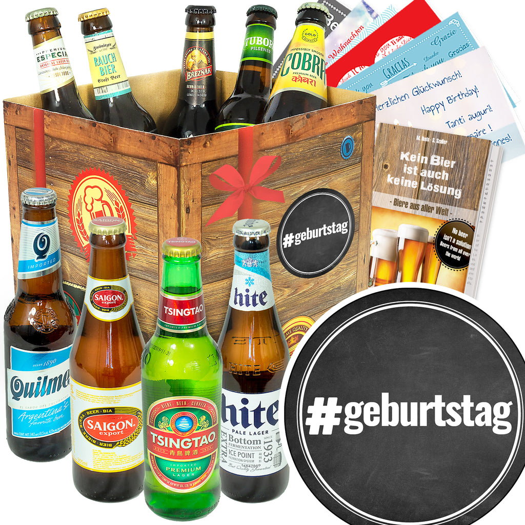 #geburtstag | 9 Spezialitäten Biere der Welt Exoten | Bierbox
