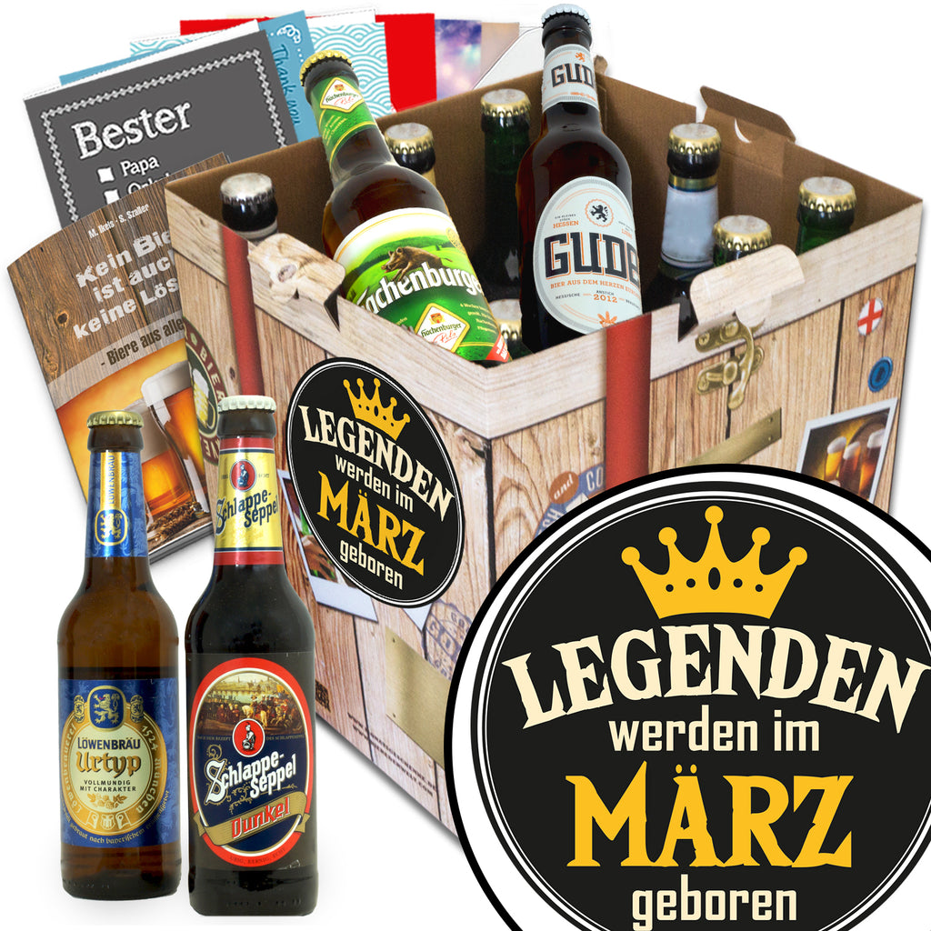 Legende März | 9 Spezialitäten Biere Deutschland | Geschenkset