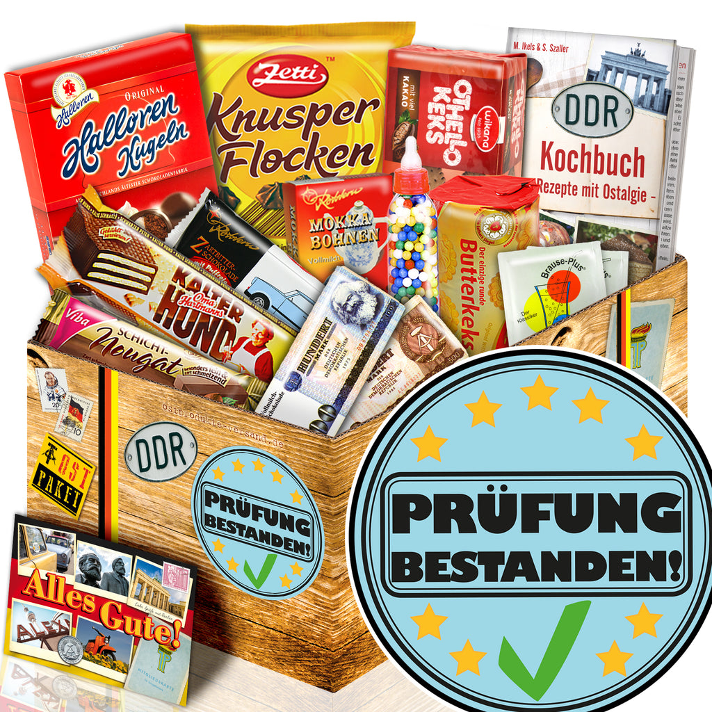 Prüfung bestanden - Süßigkeiten Set DDR L
