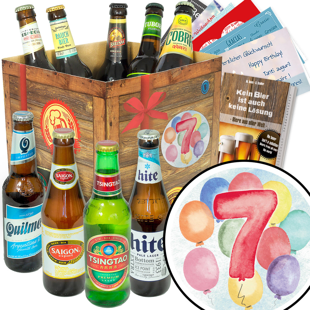 Jahrestag 7 | 9x Bierweltreise | Geschenkkorb