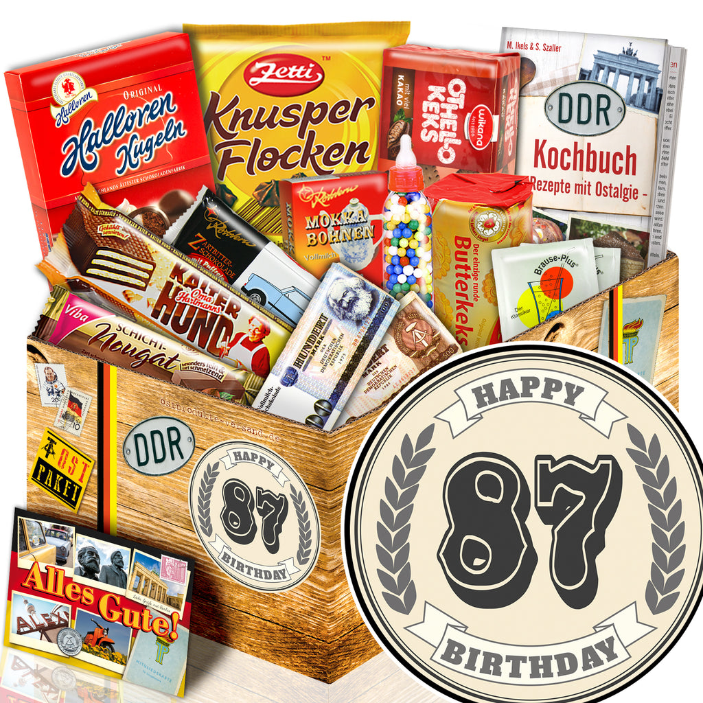 87 Zahl - Süßigkeiten Set DDR L
