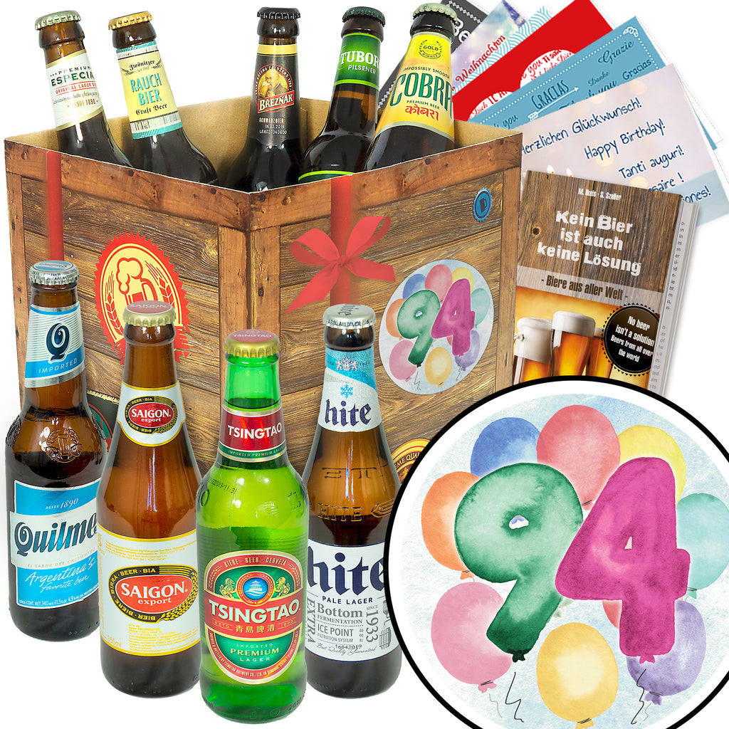 Geburtstag 94 | 9 Länder Bier aus aller Welt | Biertasting