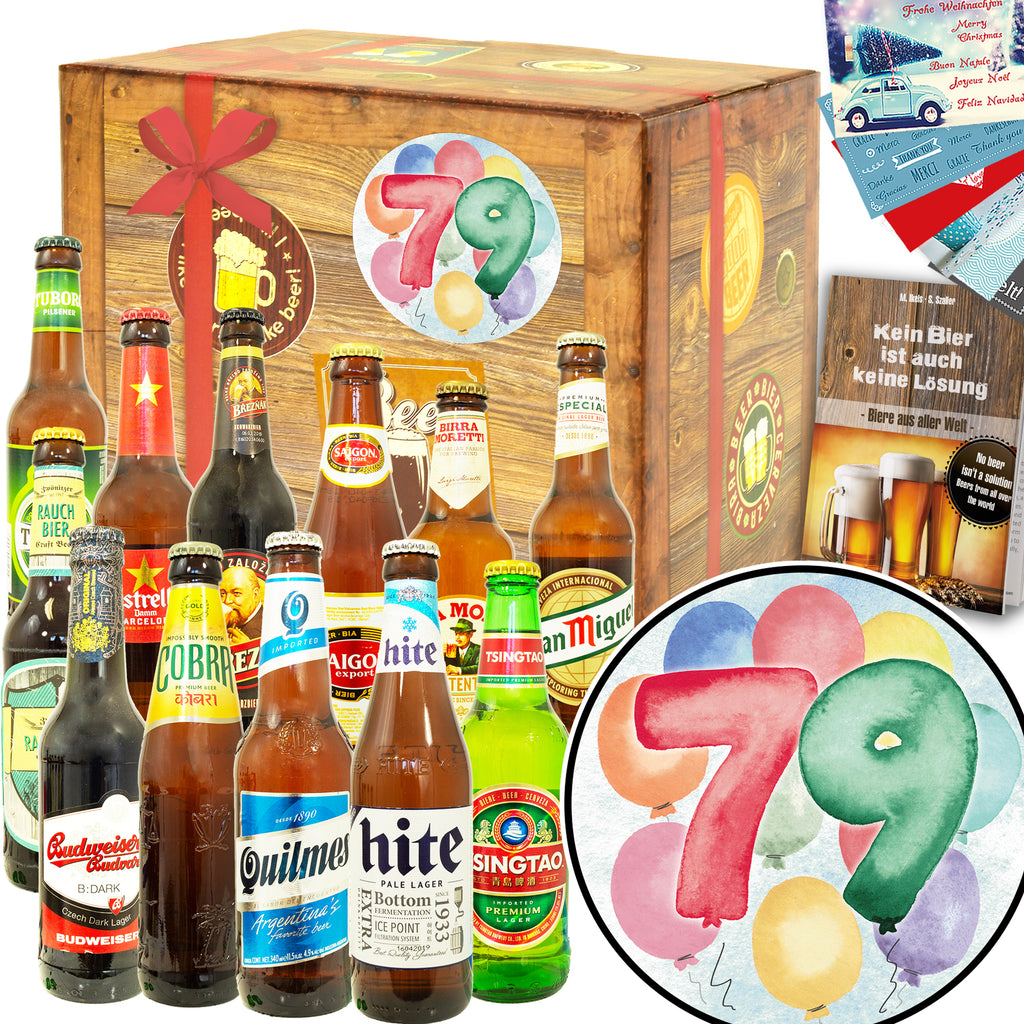 Geburtstag 79 | 12 Länder Bier Weltreise | Probierpaket