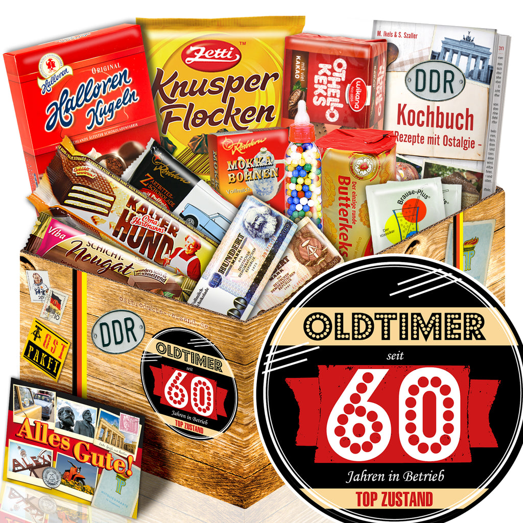 Oldtimer - seit 60 Jahren in Betrieb - Süßigkeiten Set DDR L