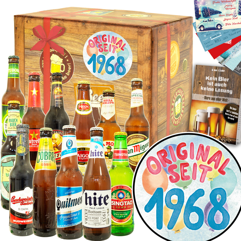Original seit 1968 | 12 Biersorten Biere der Welt | Bierset