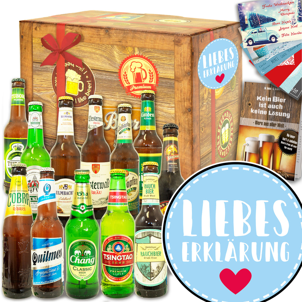 Liebeserklärung | 12x Biere Welt und Deutschland | Präsent