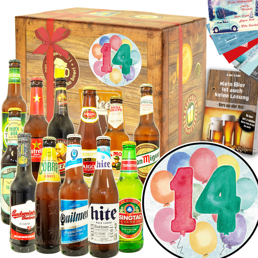 Hochzeitstag 14 | 12 Biersorten Bierweltreise | Geschenkidee