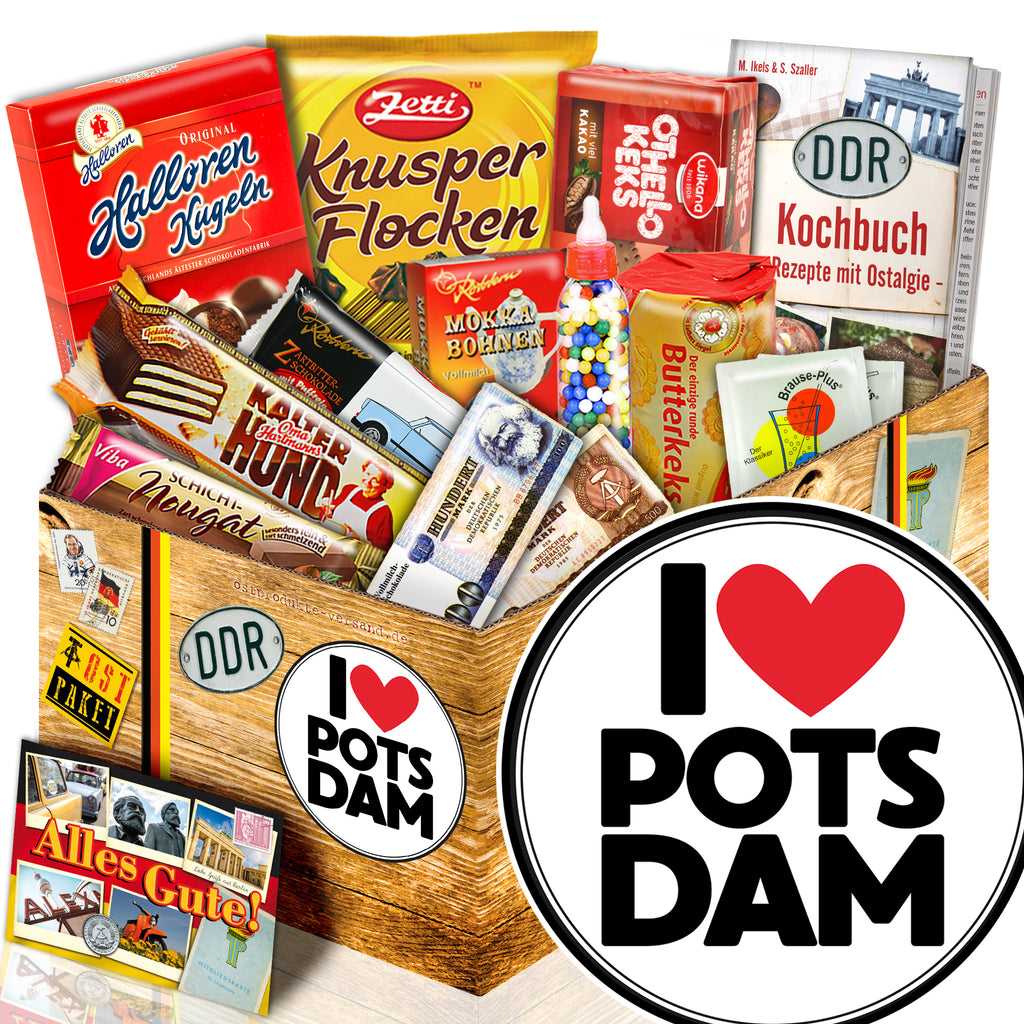 I love Potsdam - Süßigkeiten Set DDR L