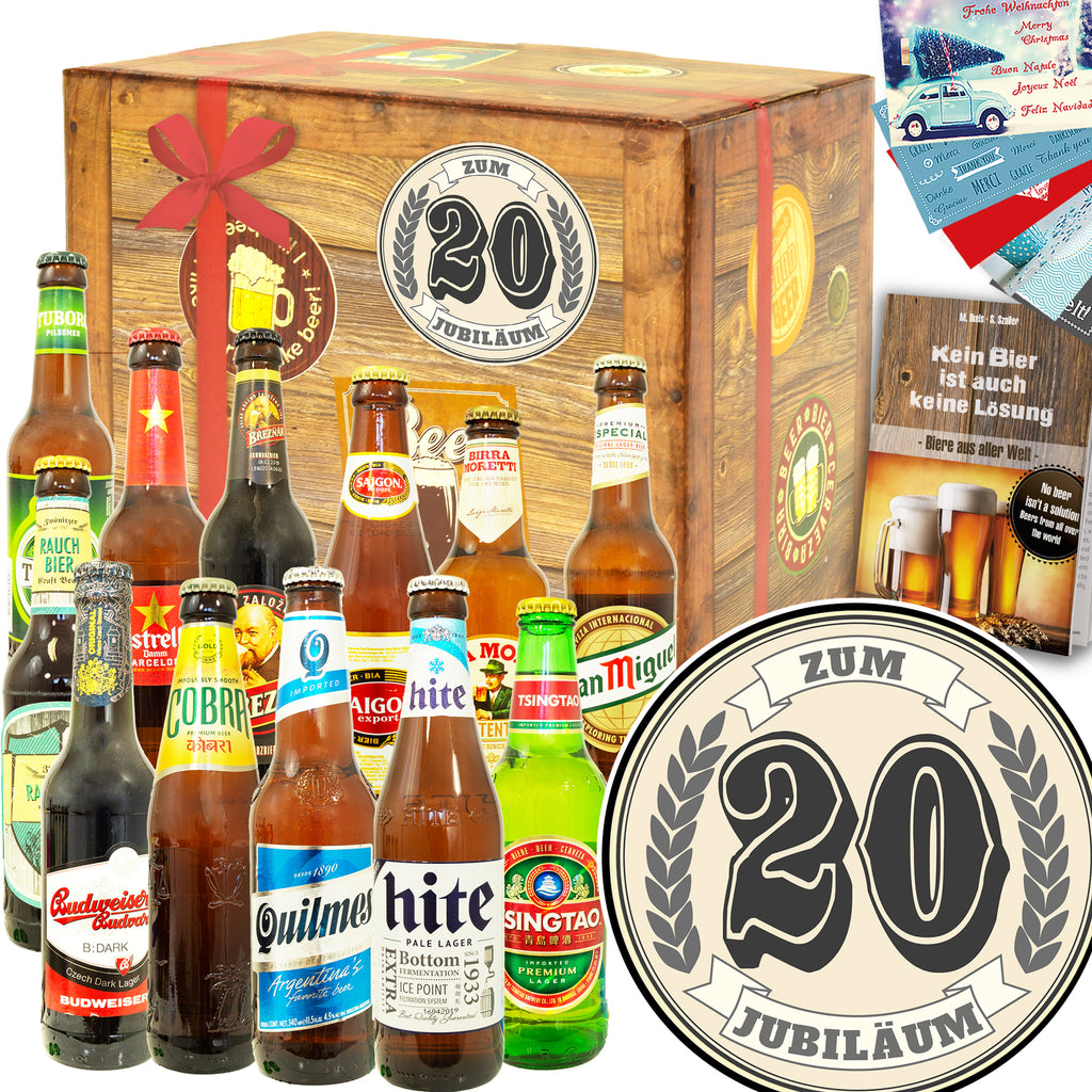 Zum 20. Jubiläum | 12 Spezialitäten Biere aus aller Welt | Biertasting