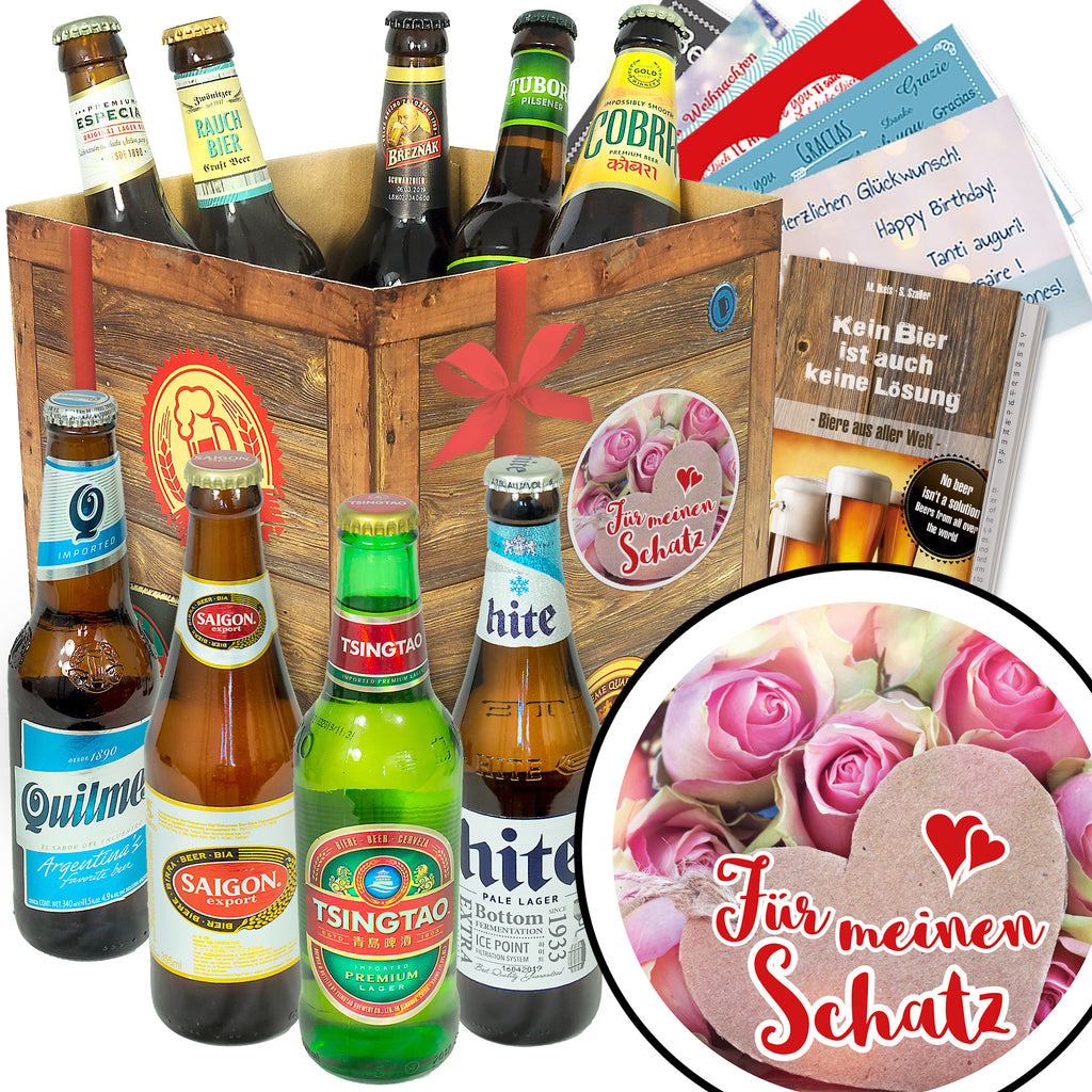 Für meinen Schatz | 9 Länder Biere aus aller Welt | Geschenkidee
