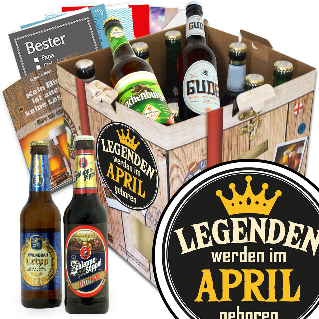 Legende April | 9x Bier Deutsche Biere | Geschenkpaket