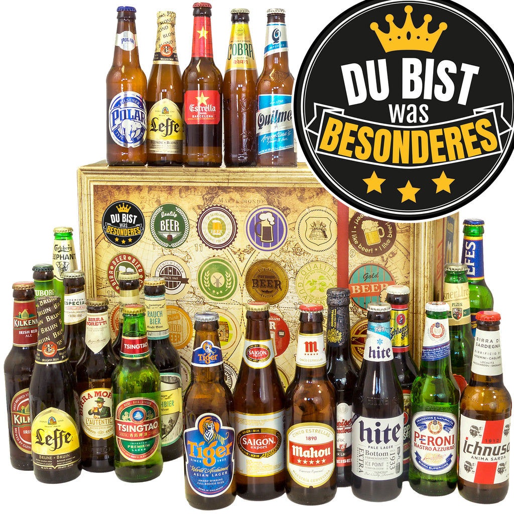 Du bist was Besonderes | 24 Spezialitäten Bierweltreise | Bierbox