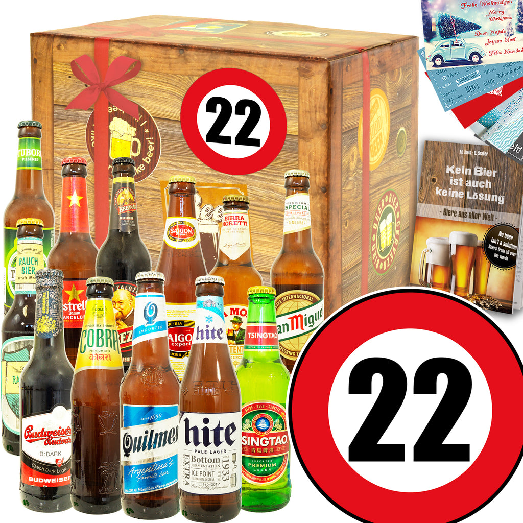 Zahl 22 | 12x Bier Weltreise | Biertasting