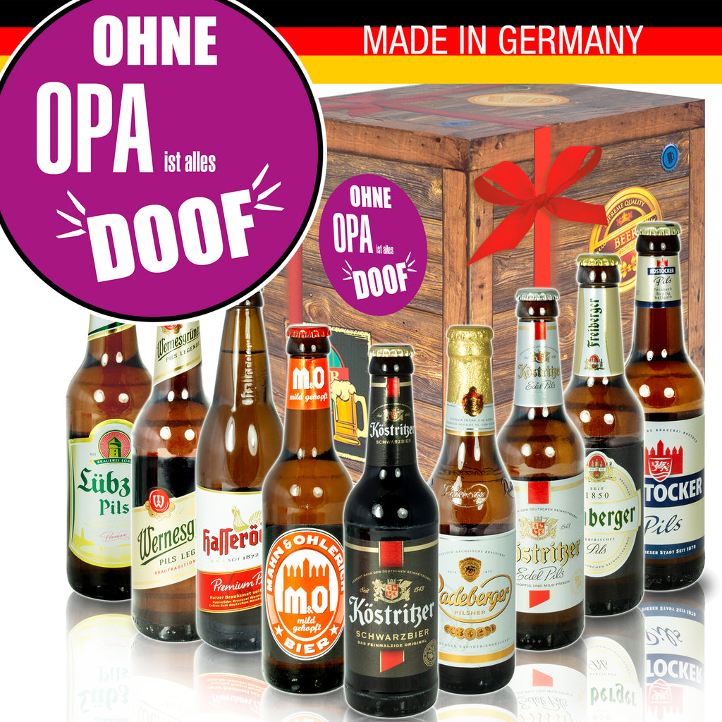 Ohne Opa ist alles doof | 9 Flaschen Biere Ostdeutsch | Bierverkostung
