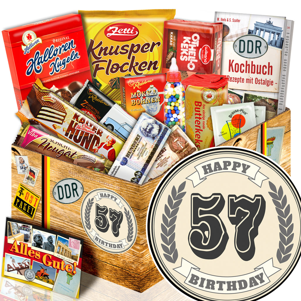 57 Zahl - Süßigkeiten Set DDR L