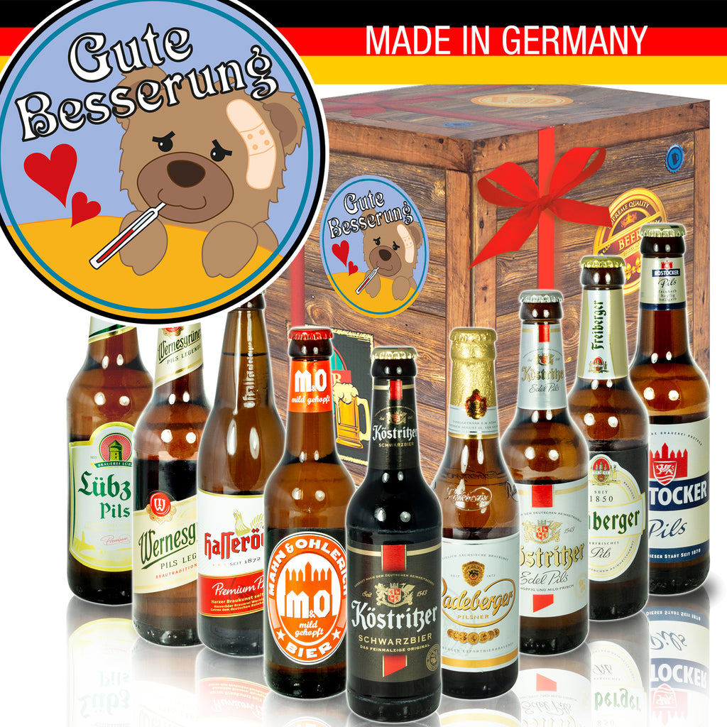 Gute Besserung | 9 Spezialitäten Biere Ostdeutsch | Bierverkostung