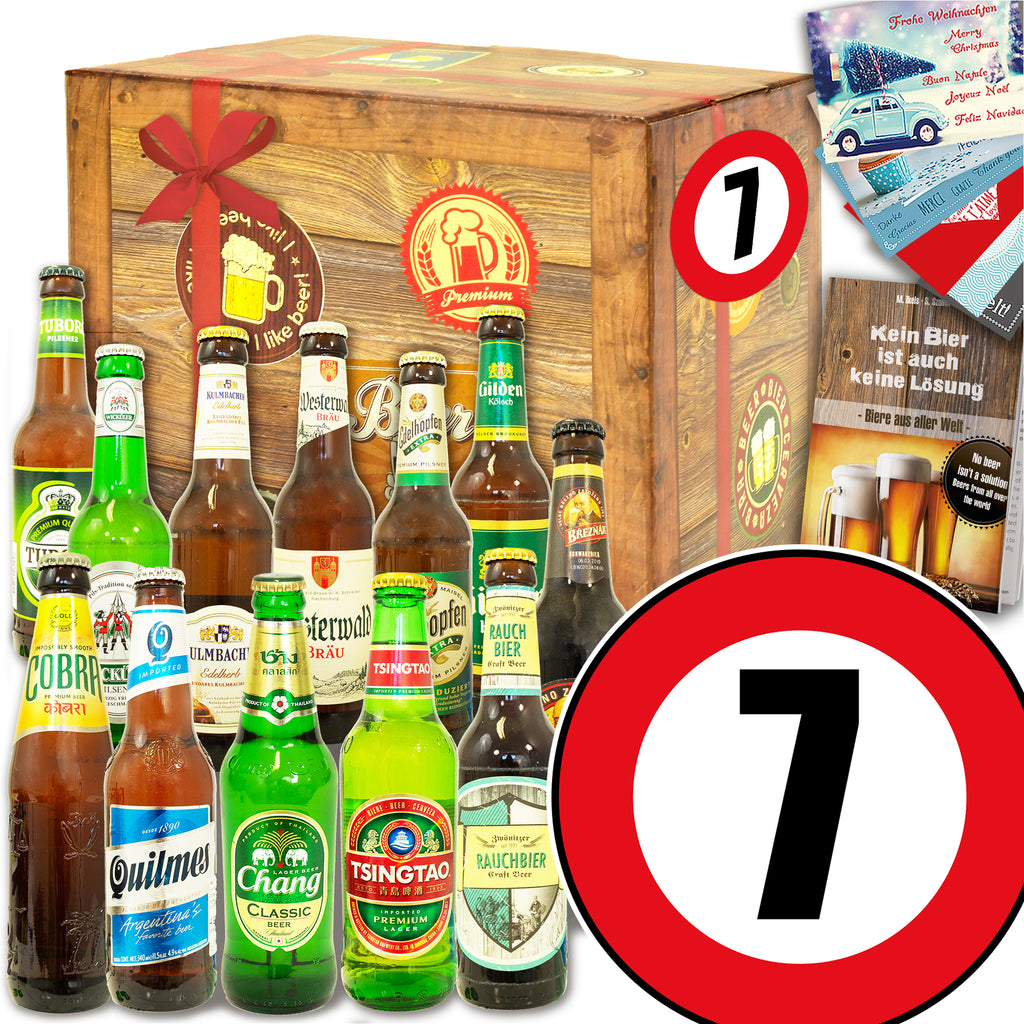 Zahl 7 | 12 Biersorten Bier Deutschland und Welt | Bierverkostung