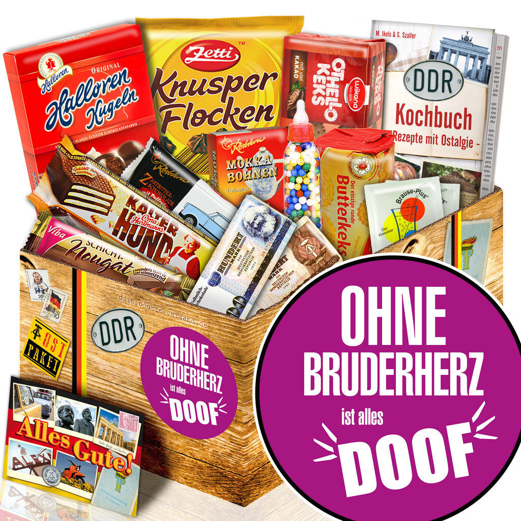 Ohne Bruderherz - Süßigkeiten Set DDR L