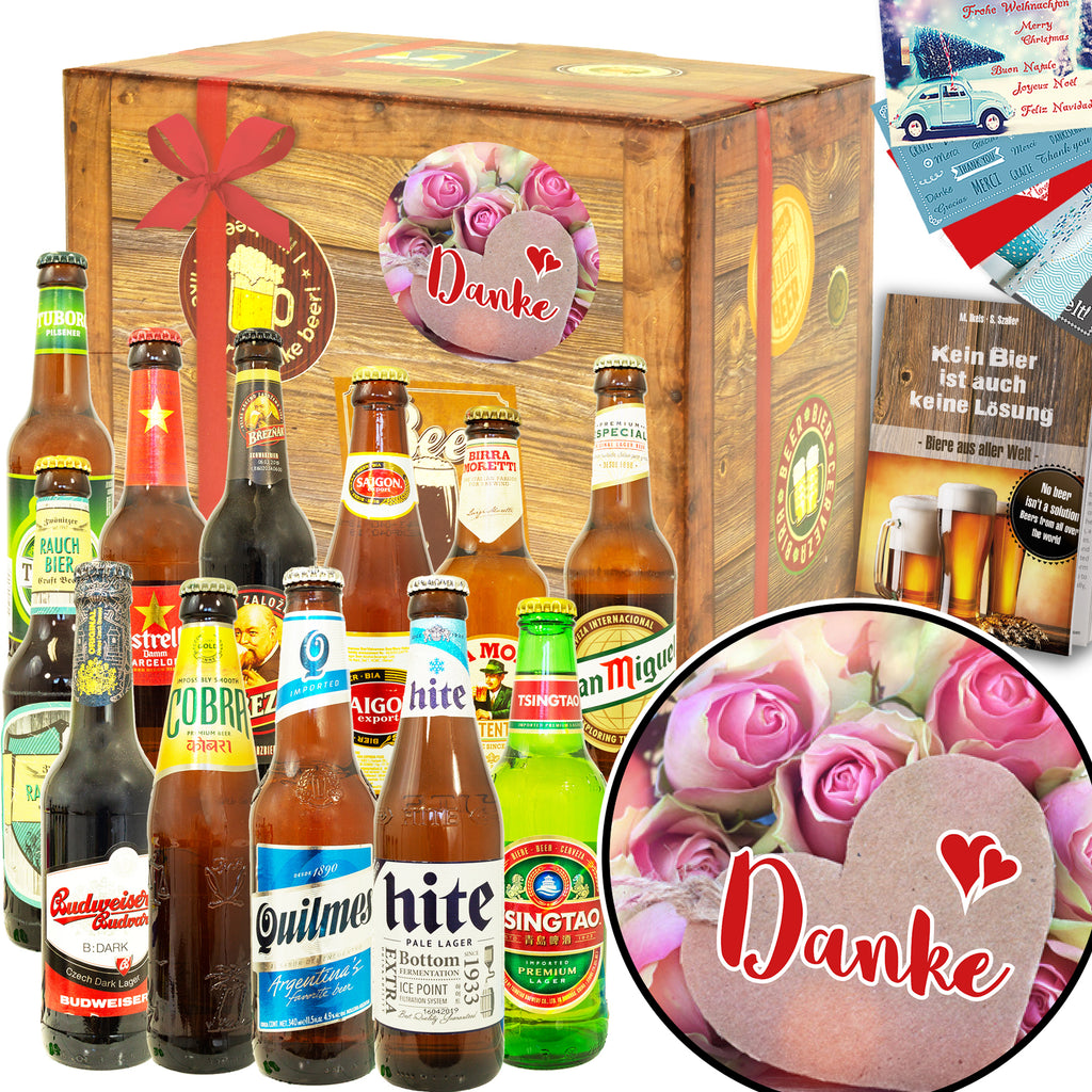 Danke | 12 Biersorten Biere aus aller Welt | Probierpaket