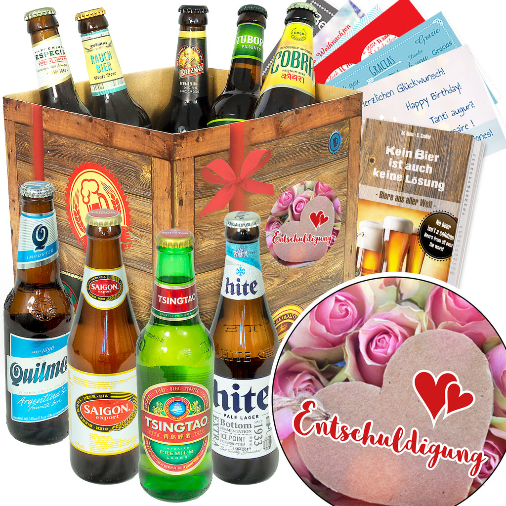 Entschuldigung | 9 Biersorten Bier International | Bierset