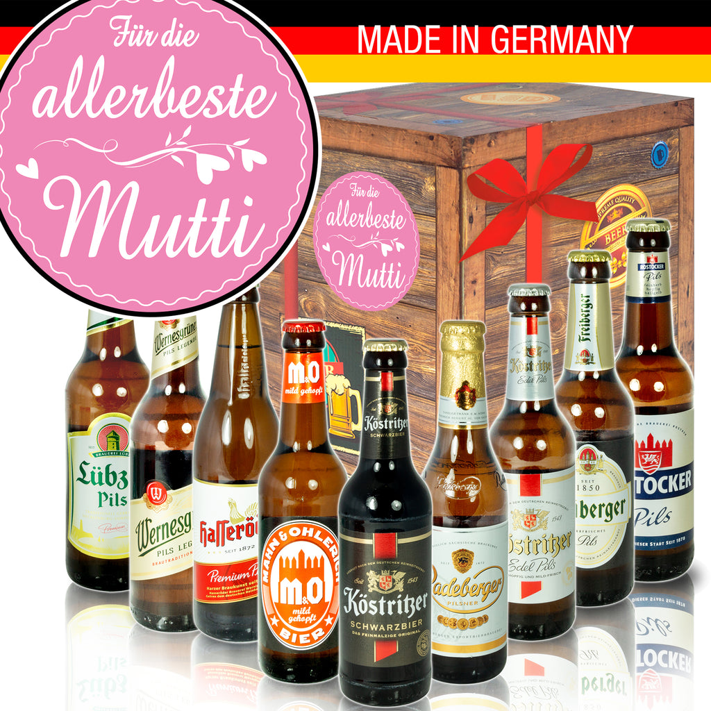 Für die allerbeste Mutti | 9x Ostdeutsche Biere | Paket