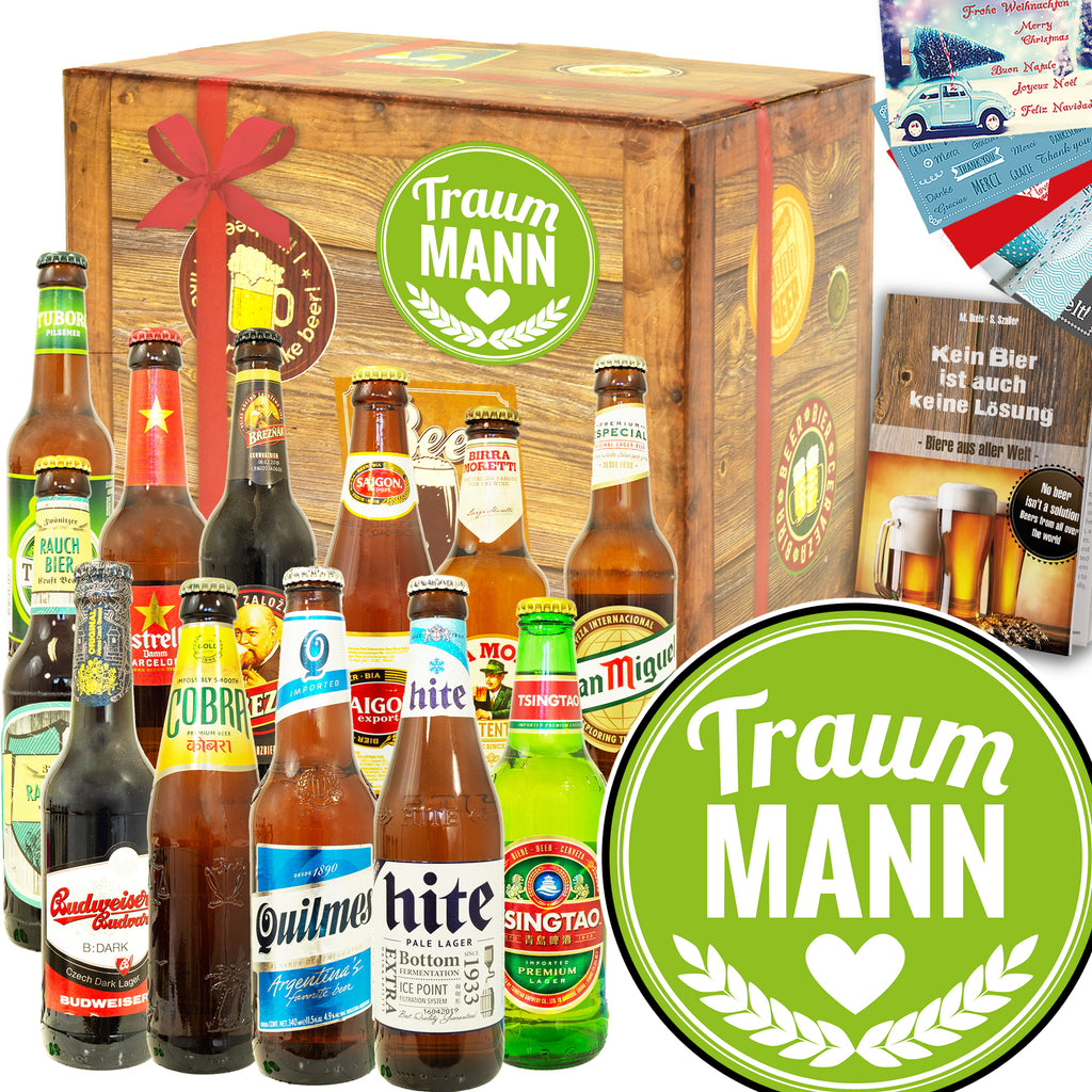 Traummann | 12 Spezialitäten Bier aus aller Welt | Geschenkidee