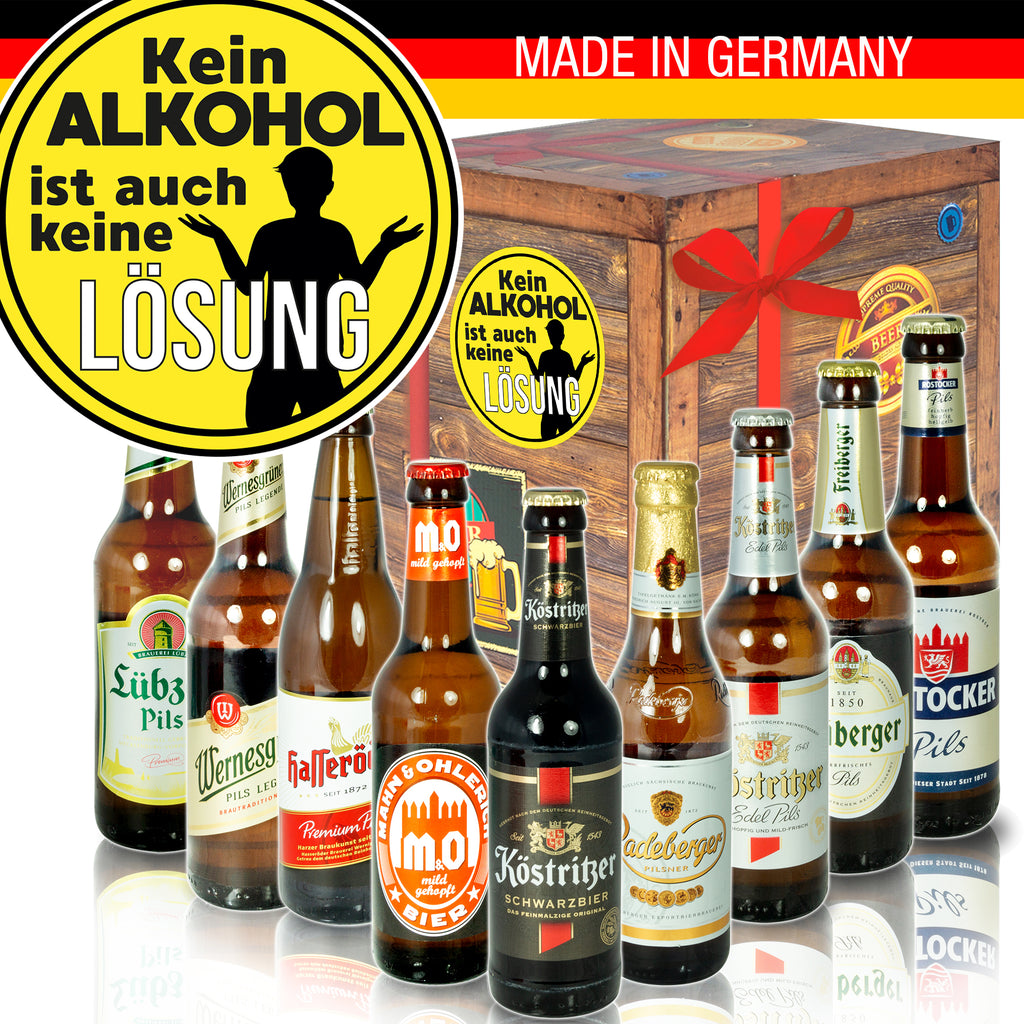 Kein Alkohol ist | 9x Ostdeutsche Biere | Box