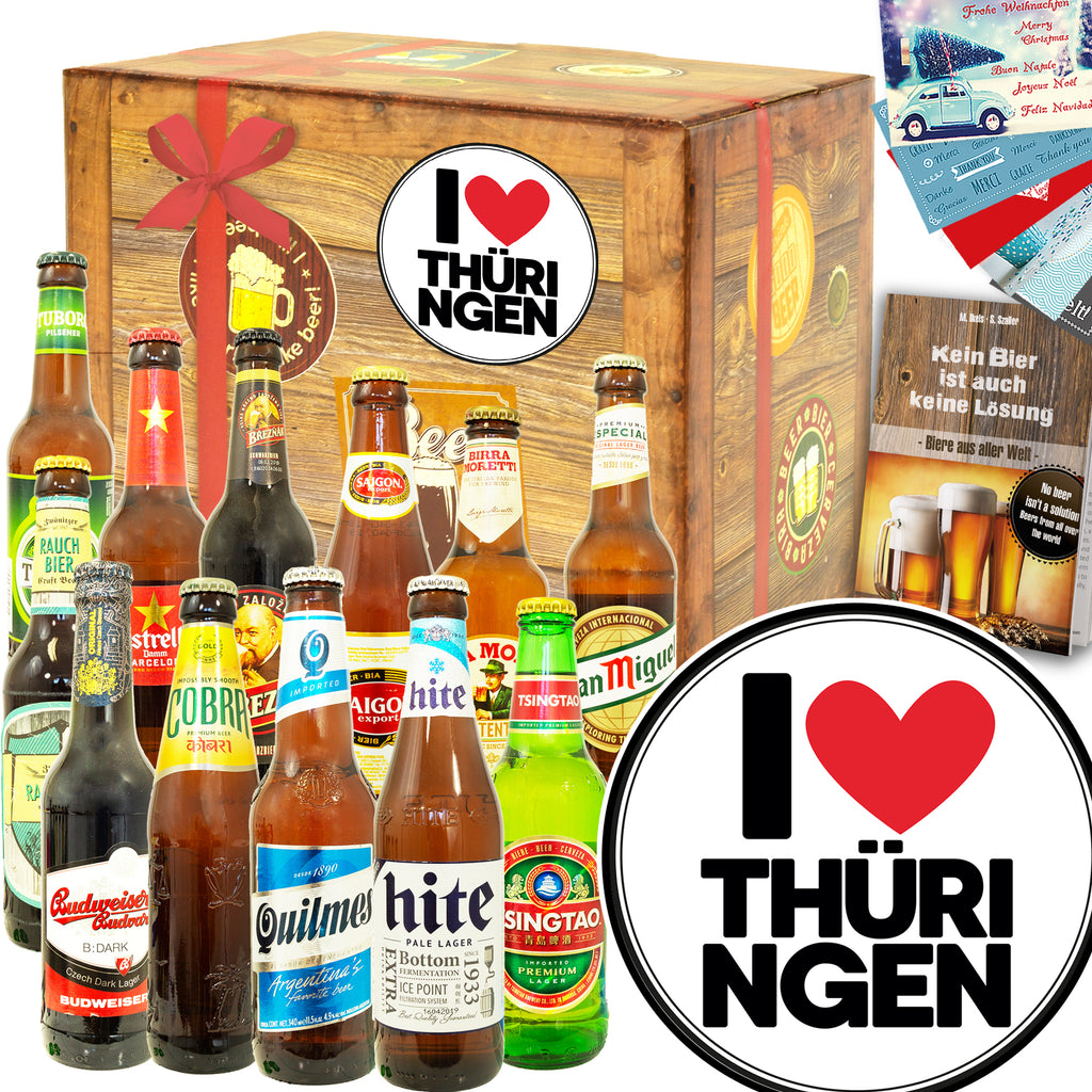 I Love Thüringen | 12 Länder Biere der Welt | Bierpaket
