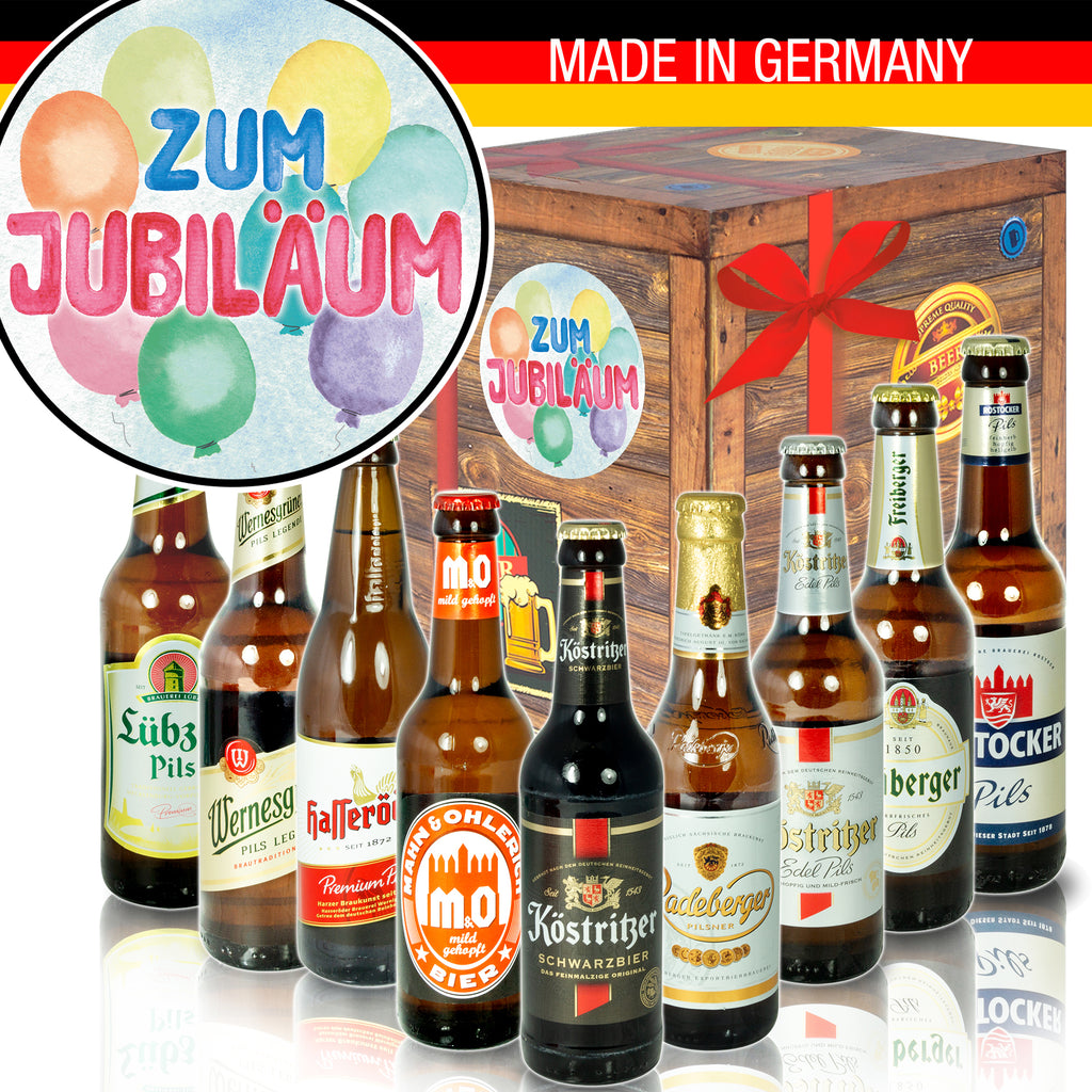 Zum Jubiläum | 9 Biersorten Ostdeutsche Biere | Paket
