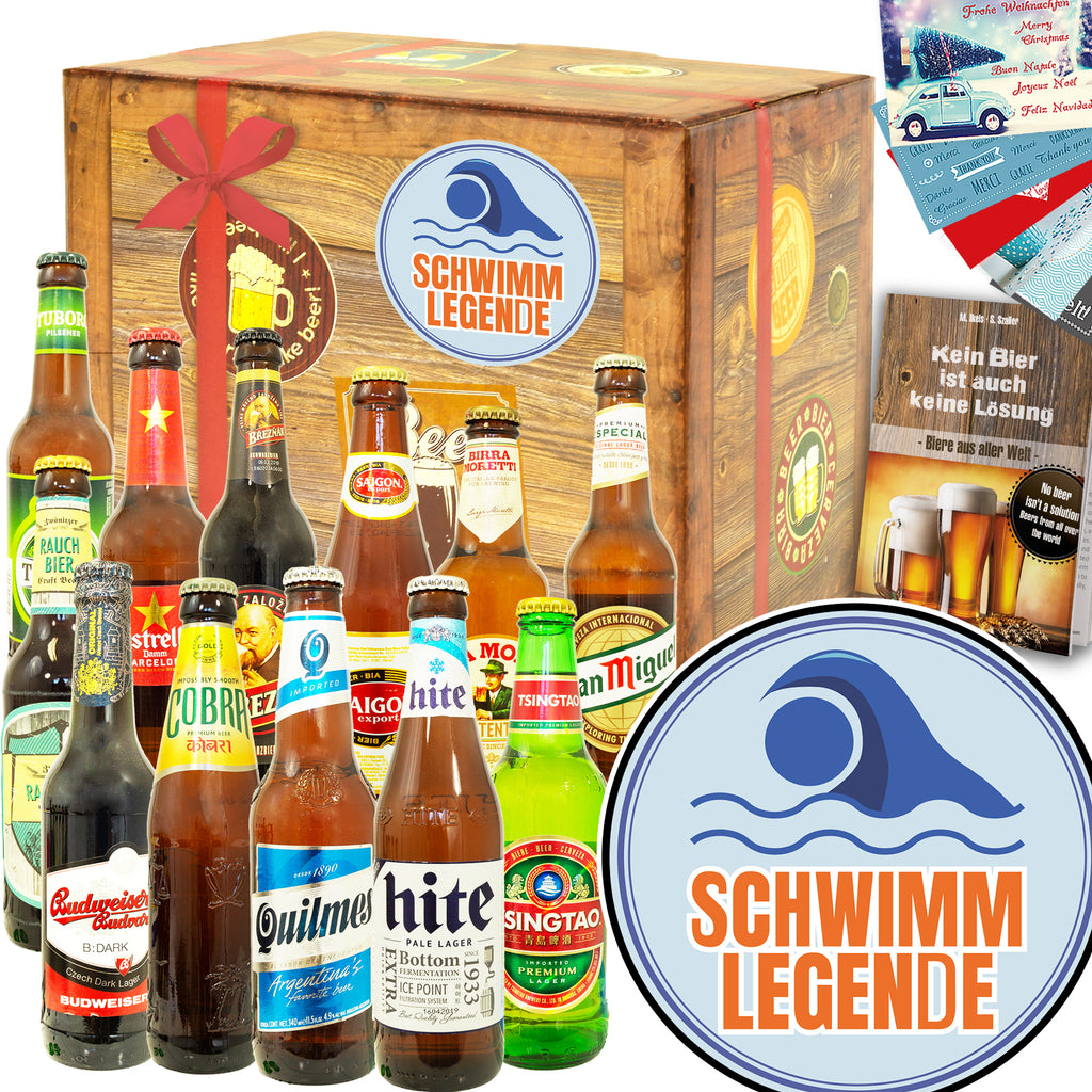 Schwimmenlegende | 12 Länder Biere der Welt | Geschenkbox