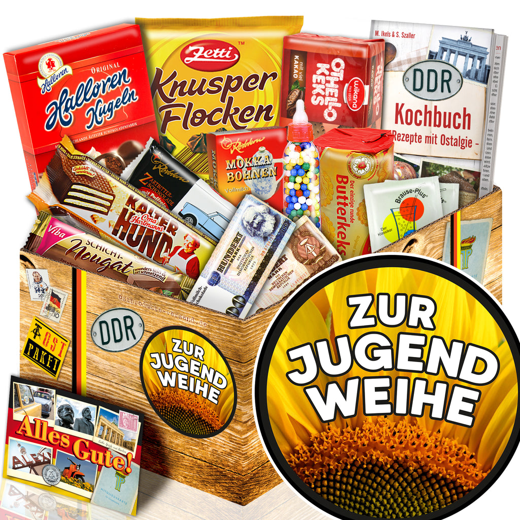 Zur Jugendweihe - Süßigkeiten Set DDR L